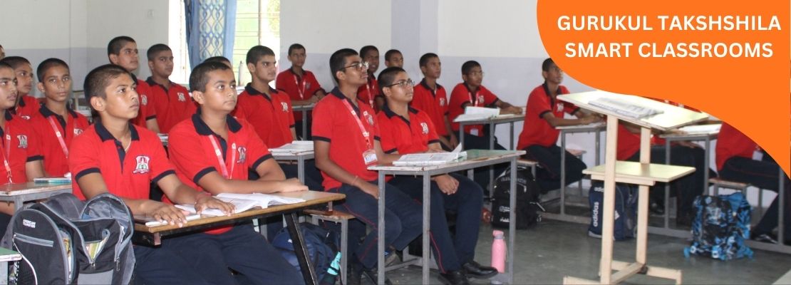 Smart Classroom with Interactive Board at Gurukul Takshshila